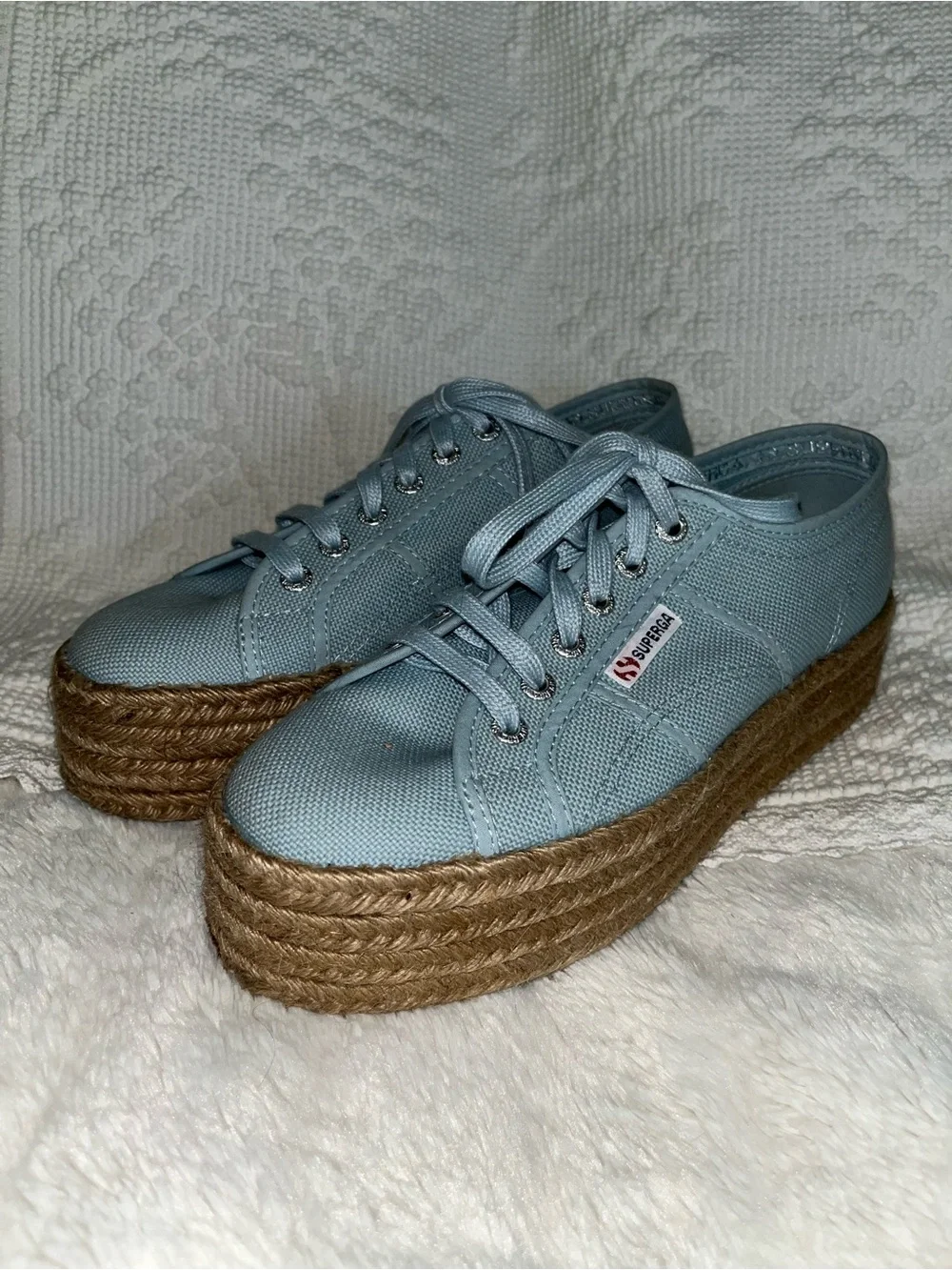 Superga light blue